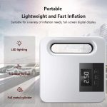 Vehicle Tire Inflator 60s – 12V Portable Air Compressor with Digital Gauge & LED Light – Fast Inflation, Auto Shut-Off, 150 PSI – - Image 3