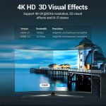 Vention HDMI Bi-Direction Switcher Splitter – 2-Port 4K@60Hz HDMI 2.0 Switch – Supports 3D, HDR, Dolby Audio – Plug & Play - Image 5