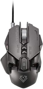 Vertux Drago Gaming Mouse White/Grey – High-Performance 3200 DPI Wired RGB Mouse for Gamers, Price in Oman