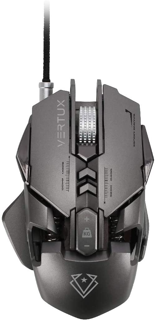 vertux-drago-gaming-mouse-whitegrey-high-performance-3200-dp.jpg Vertux Drago Gaming Mouse White/Grey – High-Performance 3200 DPI Wired RGB Mouse for Gamers, Price in Oman - Image 1