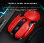 Vertux Glider Gaming Mouse Black Maroon – High Precision Wired RGB Mouse with Adjustable DPI - Image 5