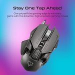 Vertux Indium Gaming Mouse Grey/Silver – Ergonomic 3200 DPI Wired RGB Mouse with 8 Programmable Buttons for Gamers, Price in Oman - Image 5