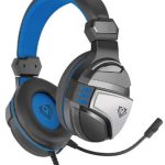 Vertux Malaga Amplified Stereo Wired Gaming Headset – 50mm Drivers, Noise-Isolating Mic, 3.5mm Audio Jack,