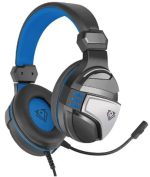 Vertux Malaga Amplified Stereo Wired Gaming Headset – 50mm Drivers, Noise-Isolating Mic, 3.5mm Audio Jack,