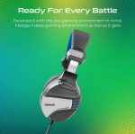 Vertux Malaga Amplified Stereo Wired Gaming Headset – 50mm Drivers, Noise-Isolating Mic, 3.5mm Audio Jack, - Image 3