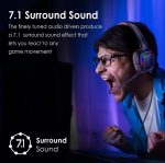 Vertux Miami High-Performance 7.1 Surround Sound Wired Gaming Headset – 50mm Drivers, RGB Lighting, USB Connectivity, - Image 2