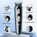 VGR Trimmer V055 – Professional Rechargeable Beard & Hair Trimmer for Men, Price in Oman Muscat - Image 2