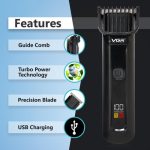 VGR Trimmer V929 – Professional Rechargeable Beard & Hair Trimmer for Men, Price in Oman Muscat - Image 5