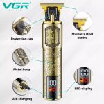 VGR V-073 Professional Hair & Beard Trimmer – Cordless, 1500mAh Battery, LED Display, Stainless Steel Blades, Type-C Charging, - Image 2