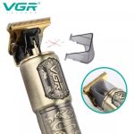 VGR V-073 Professional Hair & Beard Trimmer – Cordless, 1500mAh Battery, LED Display, Stainless Steel Blades, Type-C Charging, - Image 5