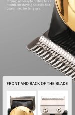 VGR V-268 Professional Hair Clipper – Cordless, 200-Minute Runtime, Stainless Steel Blades, LED Display, USB Charging, - Image 3