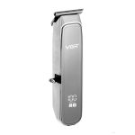 VGR V-909 Professional Hair Trimmer – Cordless, 120-Minute Runtime, Stainless Steel Blades, LED Display, USB Charging,