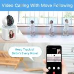 Video Calling 360° WiFi Smart Camera with LCD Display – LCP1 | Two-Way Audio & Night Vision | - Image 3