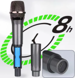 Vocal Wireless + Wired Dual Microphones X23 in Oman – Clear Sound System - Image 3