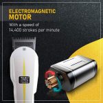 WAHL Super Taper Professional Corded Hair Clipper – V5000 Motor, Chrome-Plated Blades, Adjustable Taper Lever, - Image 2