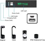 WiFi Endoscope HD720P – 8mm Waterproof Inspection Camera with 6 Adjustable LEDs, Compatible with Android & iOS – - Image 5