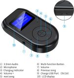 Wireless Audio Transmitter & Receiver – Bluetooth 5.0 2-in-1 Adapter for TV, PC, Car, and Home Stereo – - Image 3