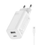 Xiaomi 65W GaN Fast Charger (Type-A + Type-C) – Dual-Port PD Charger for Laptops & Smartphones – Compact & Lightweight