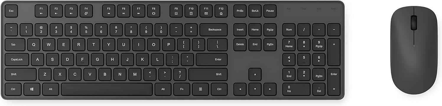xiaomi-mi-wireless-keyboard-mouse-combo-40473-24ghz-wireless.jpg Xiaomi Mi Wireless Keyboard & Mouse Combo 40473 – 2.4GHz Wireless Connectivity, 104-Key Full-Size Keyboard, 1000 DPI Mouse, - Image 1