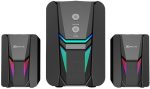 Xtrike Me SK-612 2.1 Channel Gaming Stereo Speaker with RGB Lighting – 11W Output, USB Powered, - Image 3