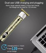 YACD D-001 Professional Cordless Hair Trimmer with LED Display and USB Charging – - Image 3