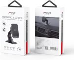 Yesido C110 Magnetic 360° Car Phone Holder – Dashboard & Vent Mount, N50 Magnet, Cable Clip – - Image 6