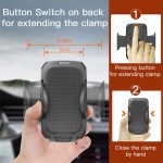 Yesido C111 360° Adjustable Car Phone Holder – Dashboard & Windshield Spring‑Clip, Flexible Arm – - Image 5