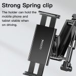 Yesido C117 360° Adjustable Car Seat Headrest Phone/Tablet Holder – Foldable Arm, ABS+Aluminum – - Image 4