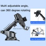 Yesido C120 Gravity Sensor Car Phone Holder – Telescopic Dashboard/Windshield Suction Mount, 360° Rotation – - Image 3