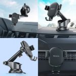 Yesido C120 Gravity Sensor Car Phone Holder – Telescopic Dashboard/Windshield Suction Mount, 360° Rotation – - Image 5