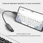 YESIDO GS01 Type‑C OTG Adapter – Superfast USB‑C to USB‑A OTG Cable, Braided 15 cm – - Image 2