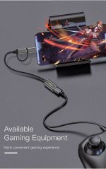 Yesido GS02 2‑in‑1 OTG Connector – Micro‑USB & USB‑C to USB‑A, Braided 10 cm, Fast Data Transfer – - Image 4