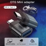 YESIDO GS06 Type‑C OTG Adapter – Compact USB‑C to USB‑A OTG Converter with Keychain – - Image 4