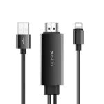 YESIDO HM04 Lightning to HDMI Adapter – 1080p@60Hz Lightning AV Cable with USB Charging – Price in Oman