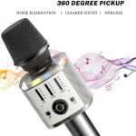 Yesido KR10 Rechargeable Bluetooth Karaoke Microphone with Speaker - Image 4