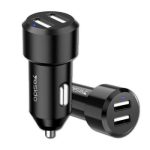 Yesido Y34 Dual-Port Car Charger – 2×2.4 A Fast USB Charging, Aluminum Alloy –