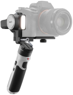 Zhiyun Crane M2S 3-Axis Handheld Camera Stabilizer with Built-in Fill Light – Lightweight Gimbal for Mirrorless, Action Cameras & Smartphones,