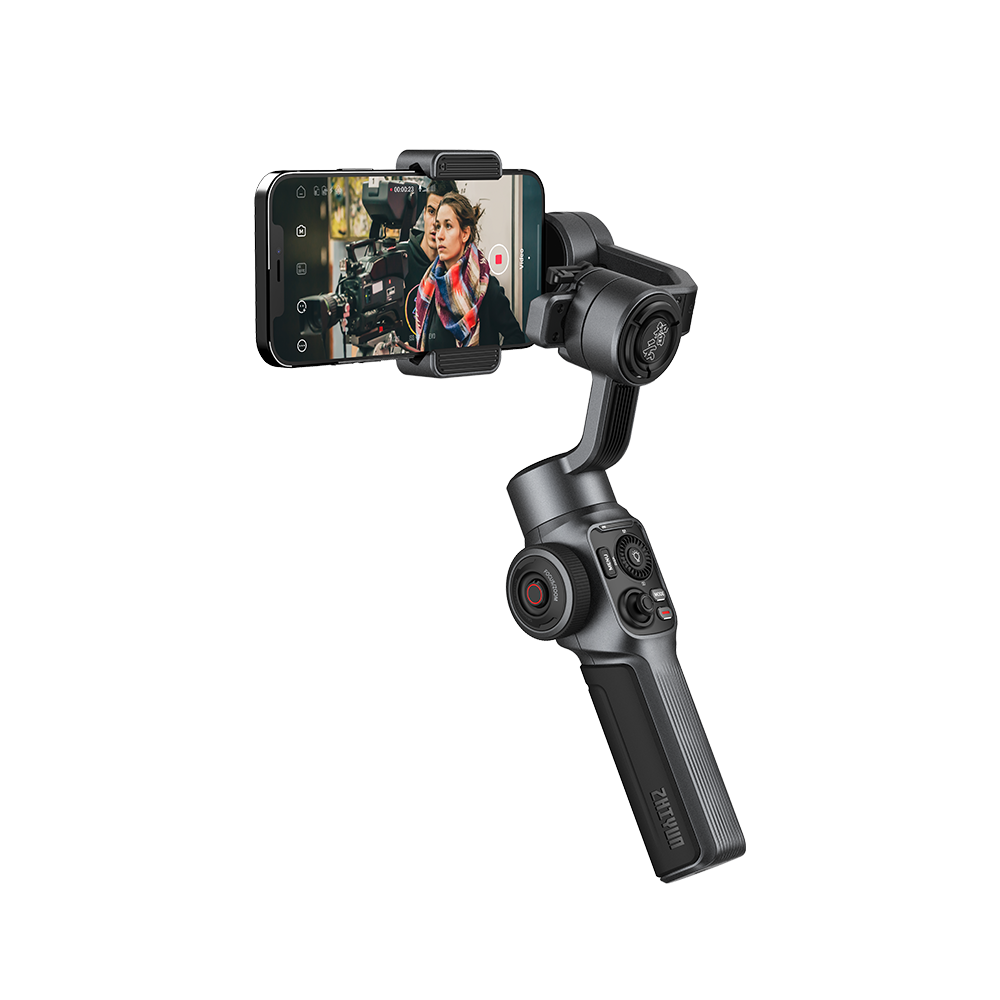 zhiyun-smooth-5-3-axis-smartphone-gimbal-stabilizer-with-mag.png Zhiyun Smooth 5 3-Axis Smartphone Gimbal Stabilizer with Magnetic Fill Light – Professional Video Stabilization for iPhone & Android, - Image 1