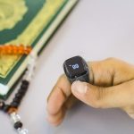 ZIKR Smart Tasbih Ring E0122GR – 22mm OLED Display, Bluetooth-Enabled Islamic Prayer Ring, - Image 6