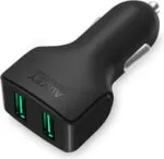 Aukey 2 Port USB C Car Charger AI Power in Oman – Fast Dual Charging