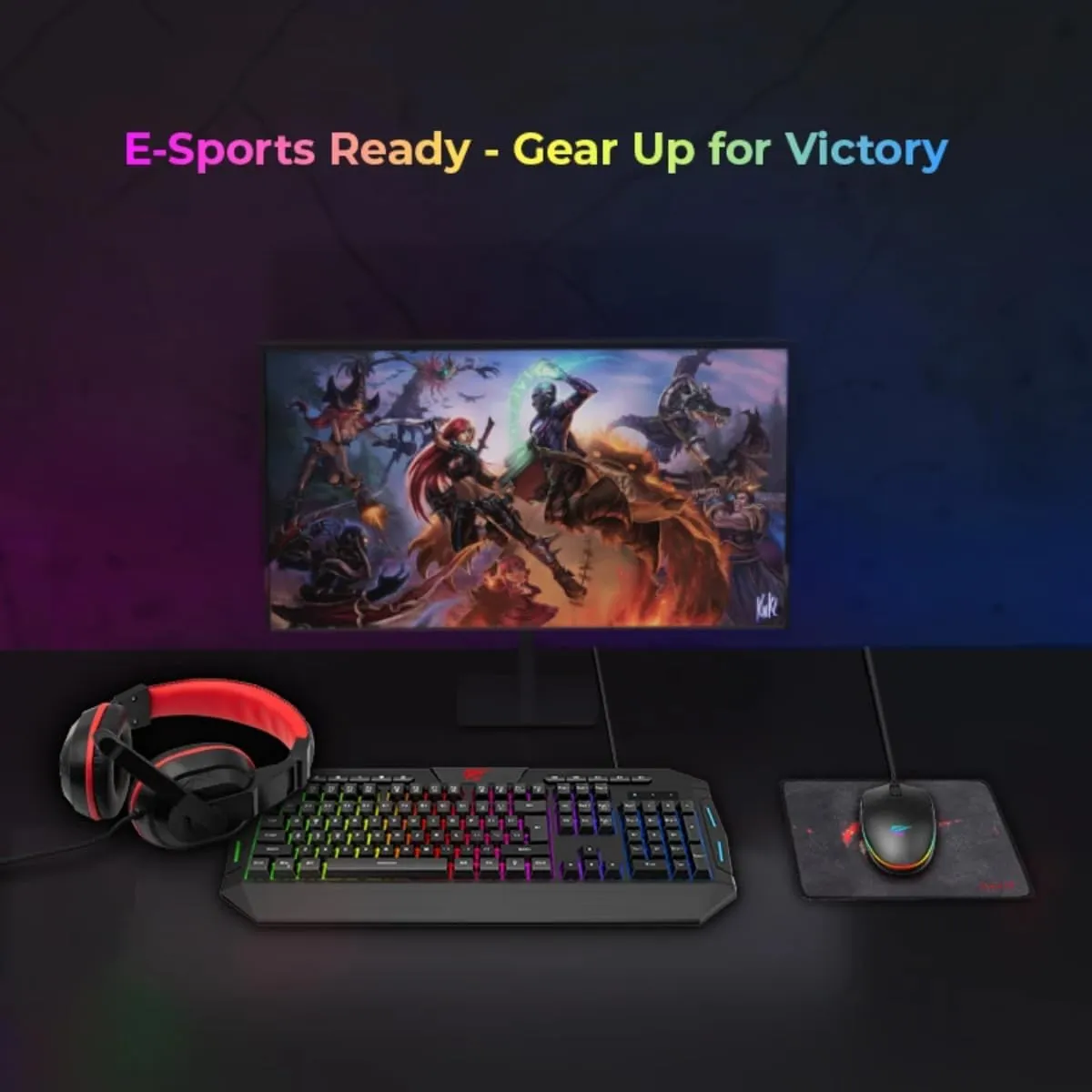 Havit Gaming Combo Kit 4 in 1 in Oman – Complete Gaming Setup Bundle - Image 4