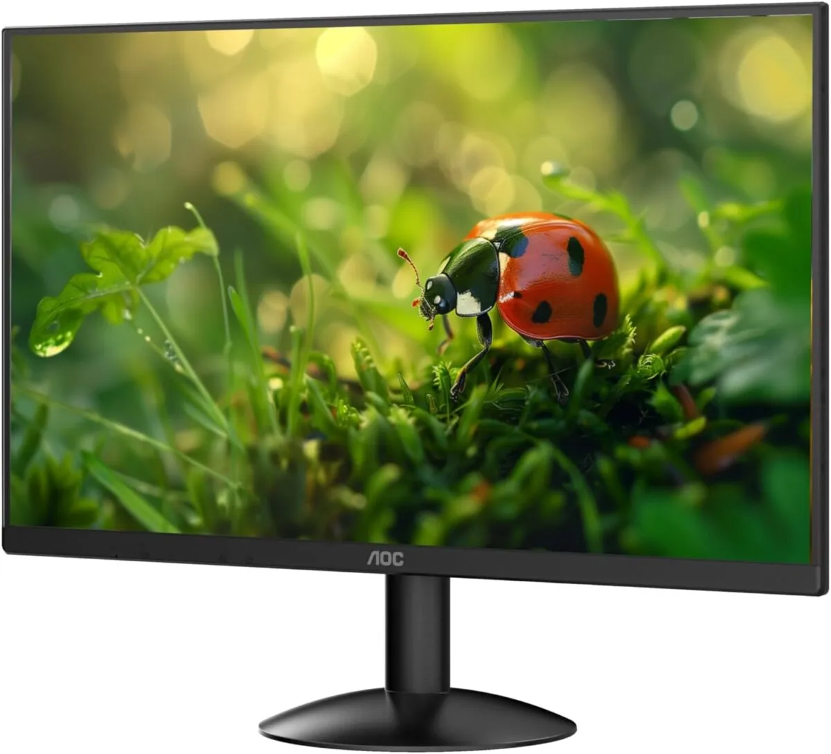 AOC Monitor 24 Inch HDMI & VGA FHD 120Hz Monitor in Oman – Smooth Viewing - Image 2