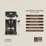 LEPRESSO SUPREMA ESPRESSO MACHINE MILK in Oman – Premium Coffee Maker with Steamer - Image 2