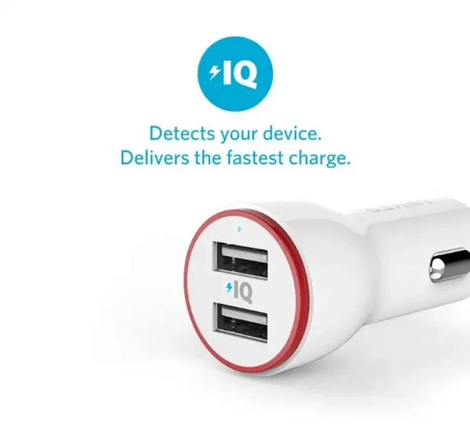 Anker Power Drive 2Port 24W Car Charger in Oman – Fast Charging Bundle - Image 2
