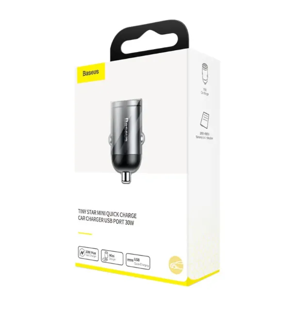 Baseus Tiny Quick Charger USB Port 30W in Oman – Compact Fast Charging - Image 2