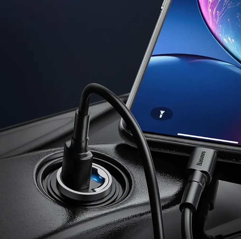 Baseus Tiny Quick Charger USB Port 30W in Oman – Compact Fast Charging - Image 3