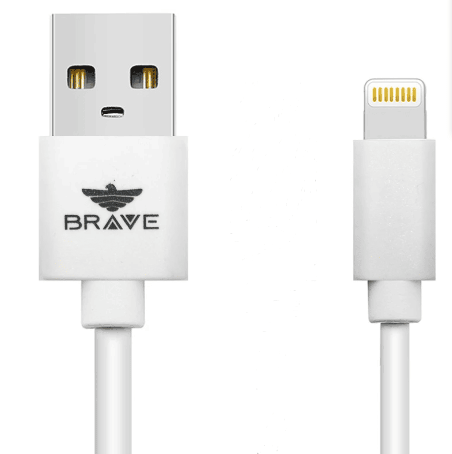Brave USB to Lightning Charge & Data 2M Mix Cable in Oman – Fast Charging Brave USB to Lightning Charge & Data 2M Mix Cable in Oman – Fast Charging - Image 1