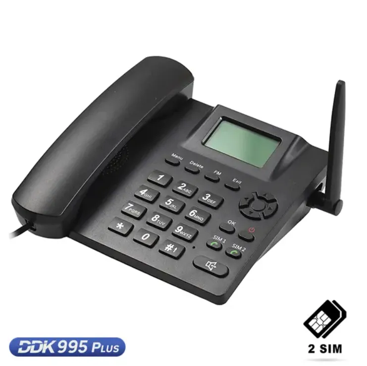 DDK 995+ GSM Dual SIM Phone in Oman – Reliable Wireless Desktop Telephone - Image 4