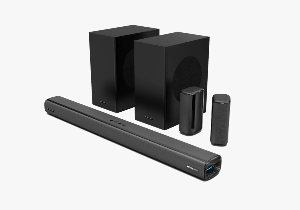 Powerology 5.2.4CH Dual Woofer Wireless Home Theater in Oman – Immersive Surround Sound - Image 2