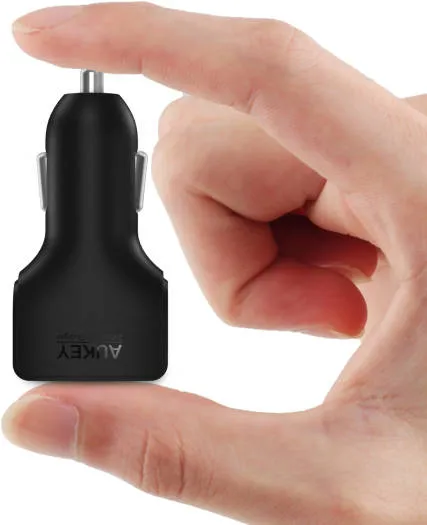 Aukey 2 Port USB C Car Charger AI Power in Oman – Fast Dual Charging - Image 5
